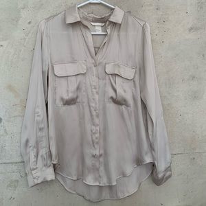 Satin buttoned shirt from H&M